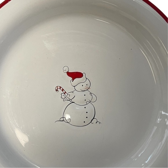Snowman Dessert Plates - Set of 4 - Picture 4 of 6